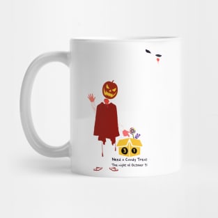 Pumpkin Head Candy Treats Mug